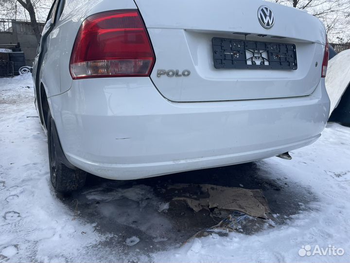 Фольксваген поло задний бампер оригинал