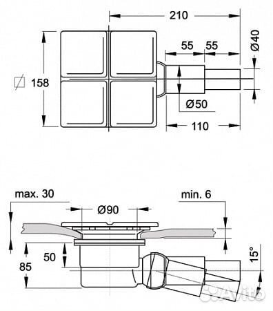 Сифон Ideal Standard Twist T851801