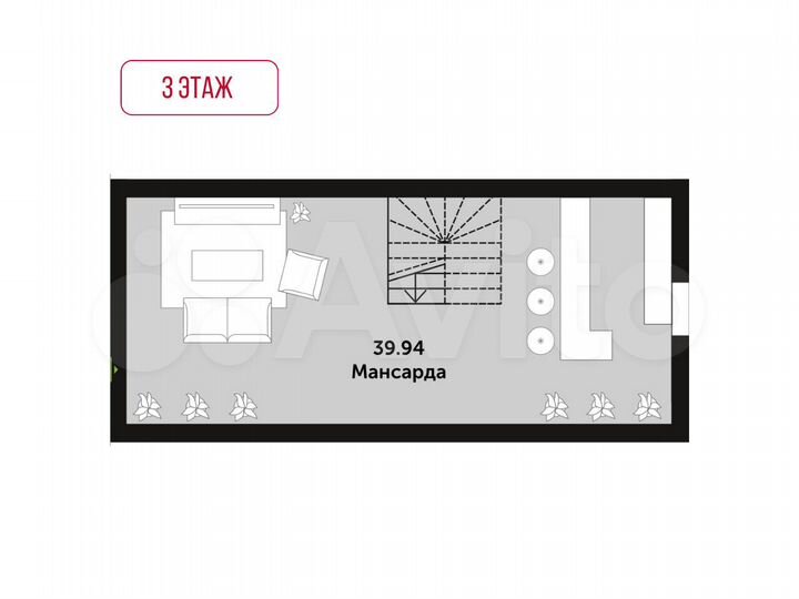 Таунхаус 175 м² на участке 1,4 сот.