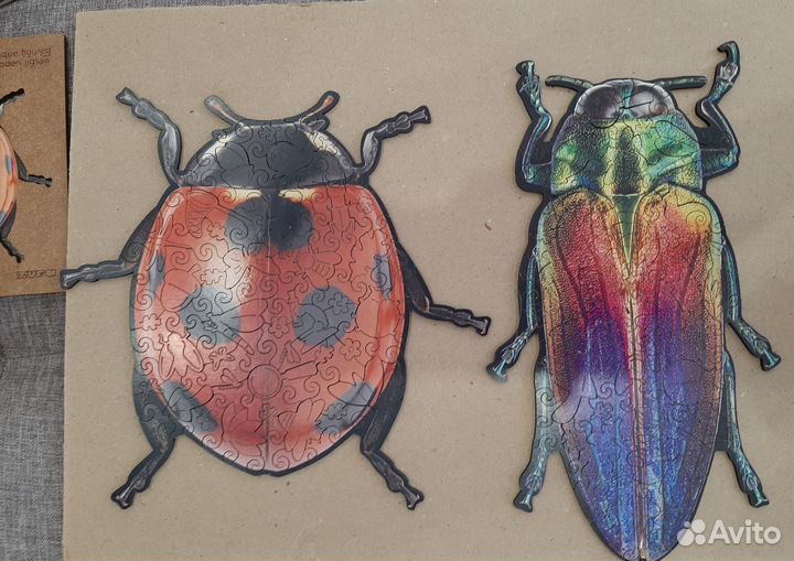 Пазл деревянный Жук Альфред