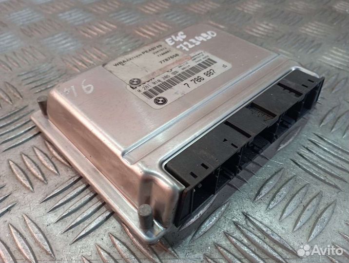 Блок управления двигателем BMW 3 E46 7786887, 0281010205, 7787658 Дизель 2.0 2000
