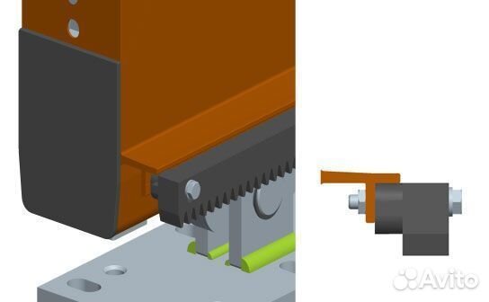 Рейка зубчатая полимерная Алютех