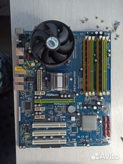 Материнская плата P43Twins1600 проц. intel core 2