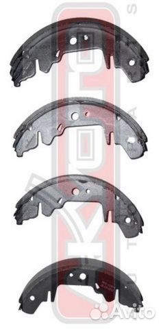 Akyoto AKS-11814 Колодки тормозные барабанные задн