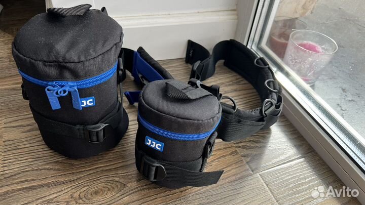 Чехлы кофры JJC для объективов и ремень