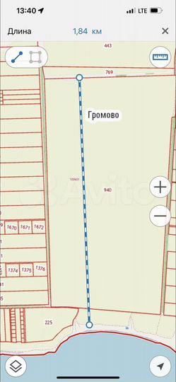 Участок 7,07 га (СНТ, ДНП)