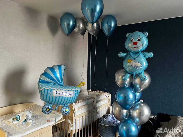 Выписка из роддома/Воздушные и Гелиевые шары 24/7