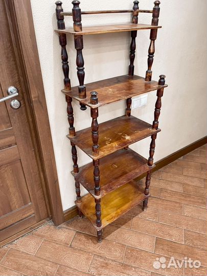 Этажерка деревянная СССР 5 ярусов