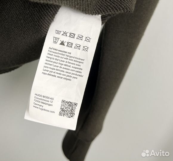 Хлопковое худи Hugo Boss