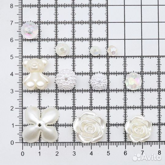 Перламутровый Набор бусин для рукоделия, творчеств