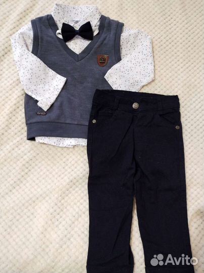 Костюм тройка с бабочкой для мальчика