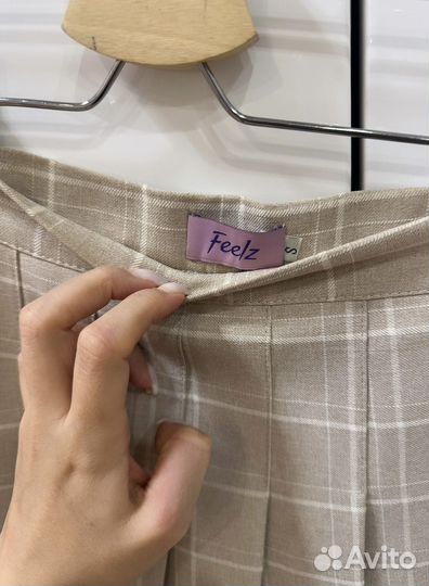 Юбка Feelz плиссерованная мини в складку