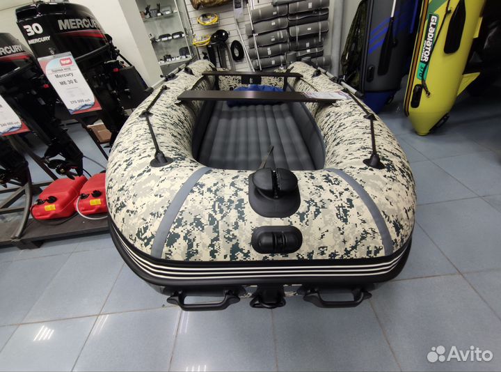 Надувная пвх лодка Orca Argo 380