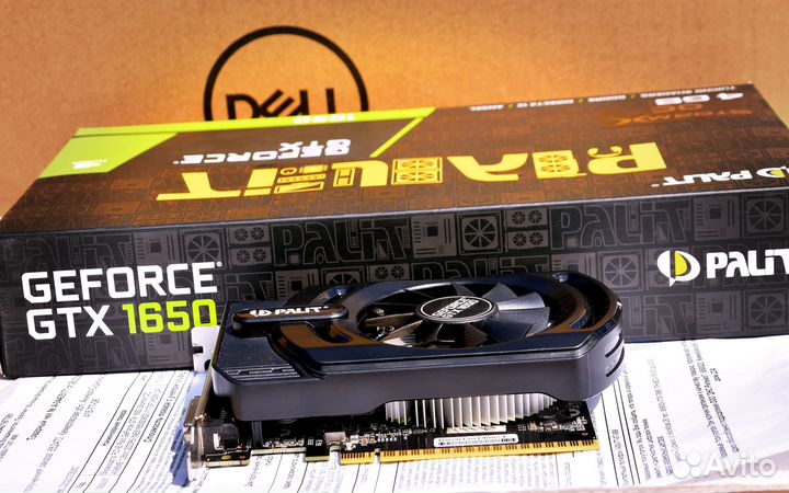 Продам видеокарту PCI-E Palit GeForce GTX 1650