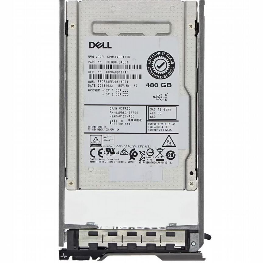 [03PR5C] Жесткий Диск Dell 3pr5c 480gb Sas 2,5" Ssd 03pr5c
