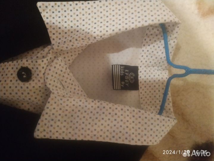 Рубашка, брюки, жилет 128 в комплекте