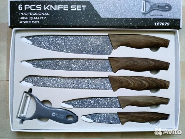 Набор кухонных ножей Elite Switzerland Премиум