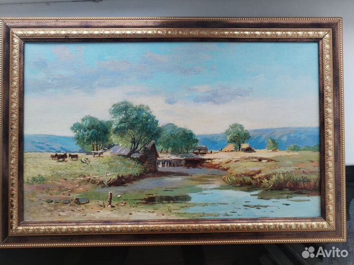 Картина маслом на холсте пейзаж