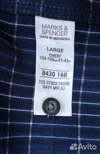 Мужская рубашка Marks&Spenser, L