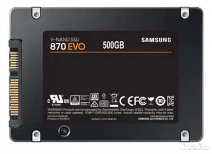 Твердотельный накопитель Samsung 500 гб SATA