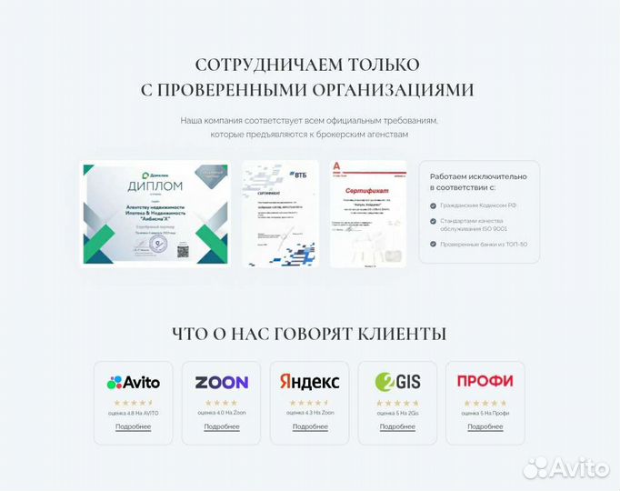 Помощь в получении ипотеки / Консультация