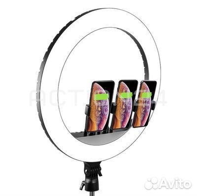 Кольцевая лампа RL-18 Ring Light 45 см со штативом