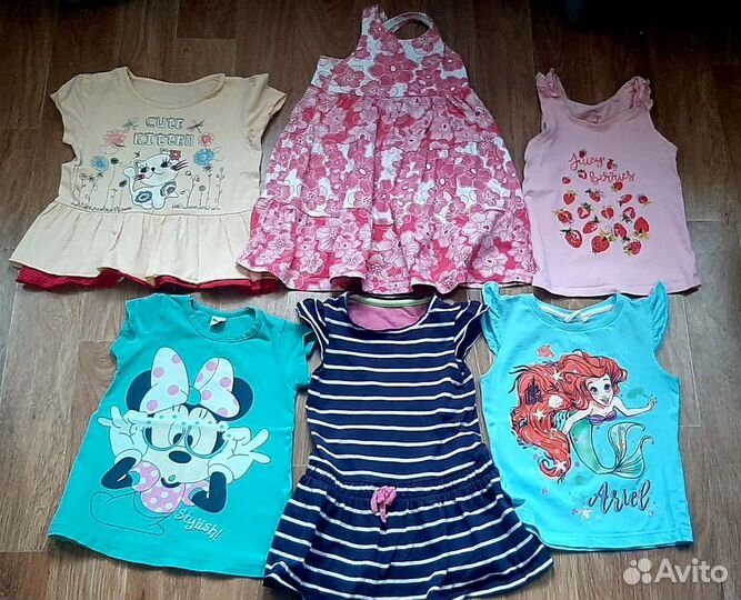 Вещи пакетом,на девочку 98-104р