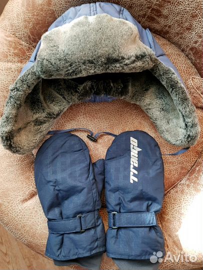 Шапка+варежки