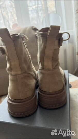 Берцы натур. замша Юнармия