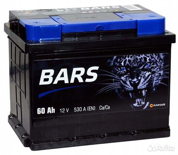 Аккумулятор Bars 60 а\ч