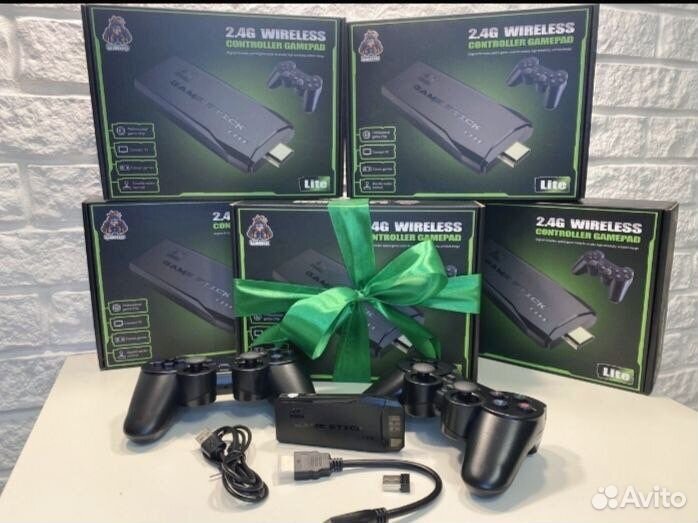 Игровая приставка game stick 4k 64gb + доставка