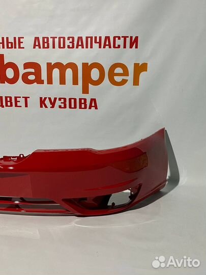 Бампер передний Daewoo Nexia в цвет кузова красный
