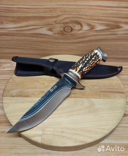 Нож охотничий с ножнами. Отличное качество. Новые