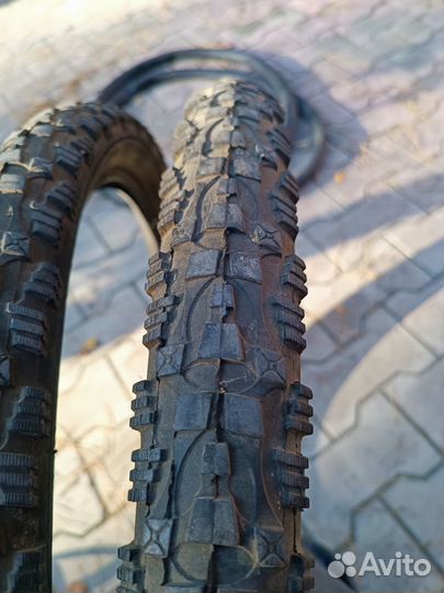 Велошина 24*2.4 с камерами