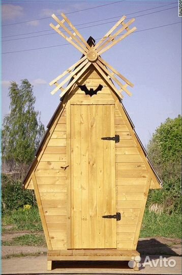 Дачный туалет с установкой Ч434