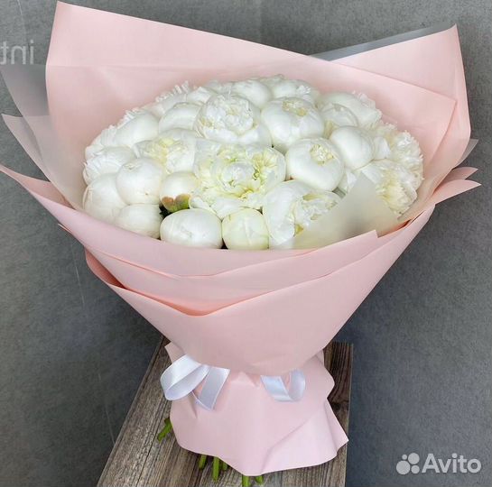 Букет пионов