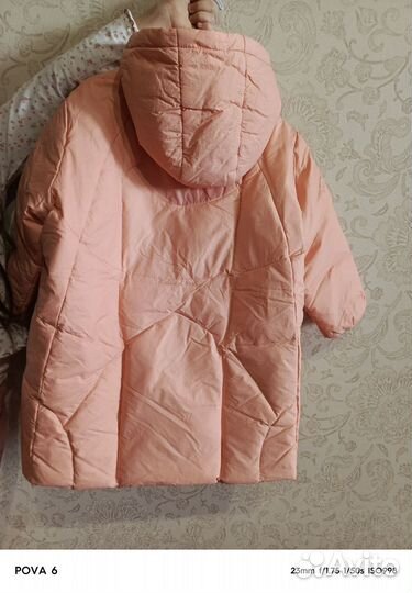 Стеганое пальто для девочки
