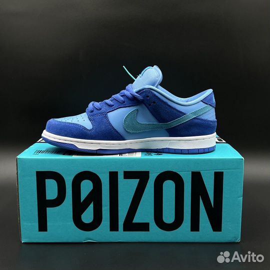 Кроссовки Nike dunk sb low blue raspberry