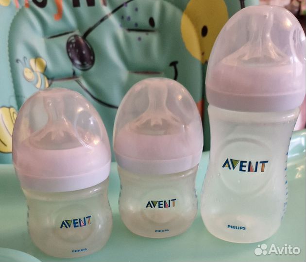 Бутылочки avent natural