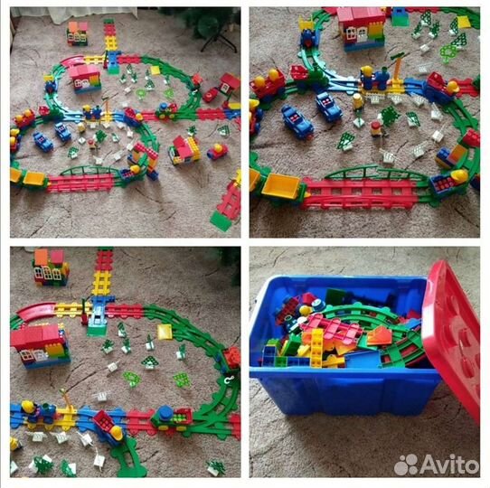 Конструктор, железная дорога и др