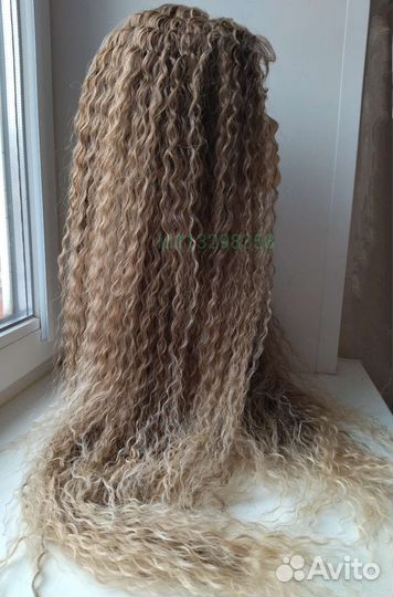 Парик афролоконы