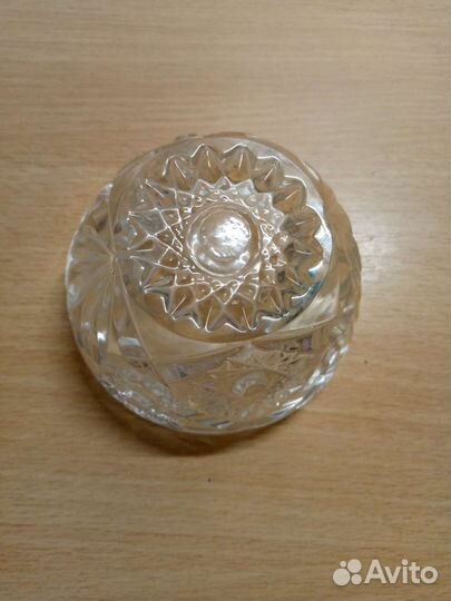 Хрустальная ваза конфетница СССР
