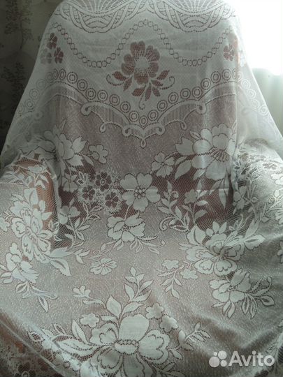 Тюль. Отрезы новые. СССР