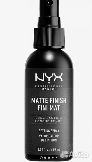 Матирующий спрей фиксатор макияжа NYX
