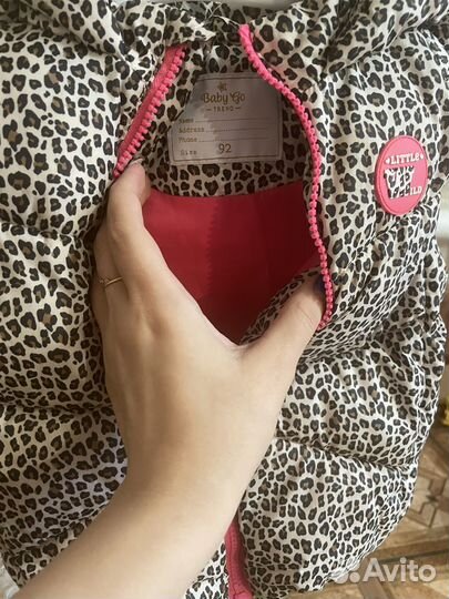 Жилетка для девочки 92