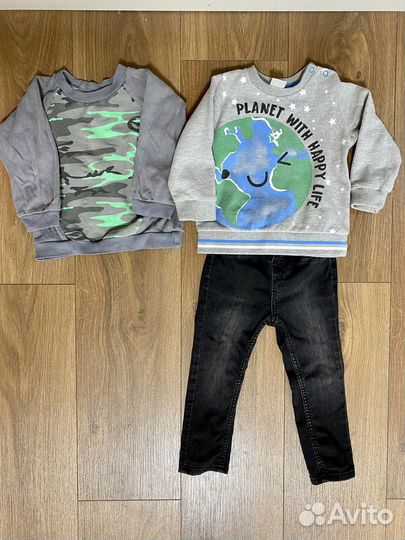 Пакет вещей на мальчика 80 86 размер