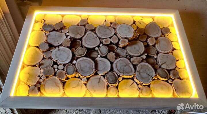 Панно из можжевельника