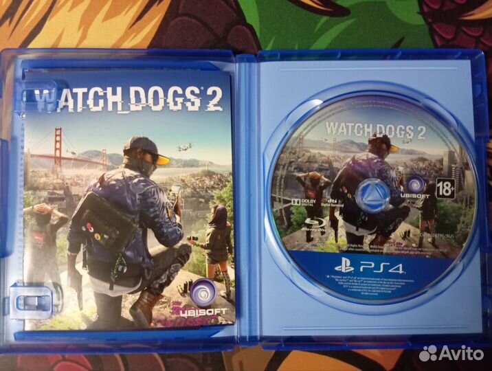 Watch dogs 2 ps4 диск