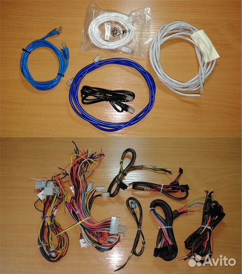 Кабели питания пк и др. кабели, комп. мелочёвка