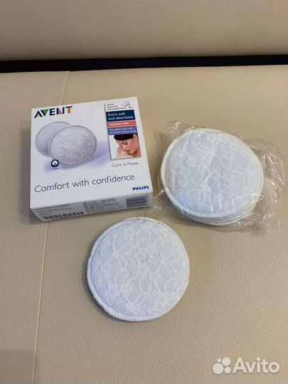 Вкладыши avent многоразовые (накладки)